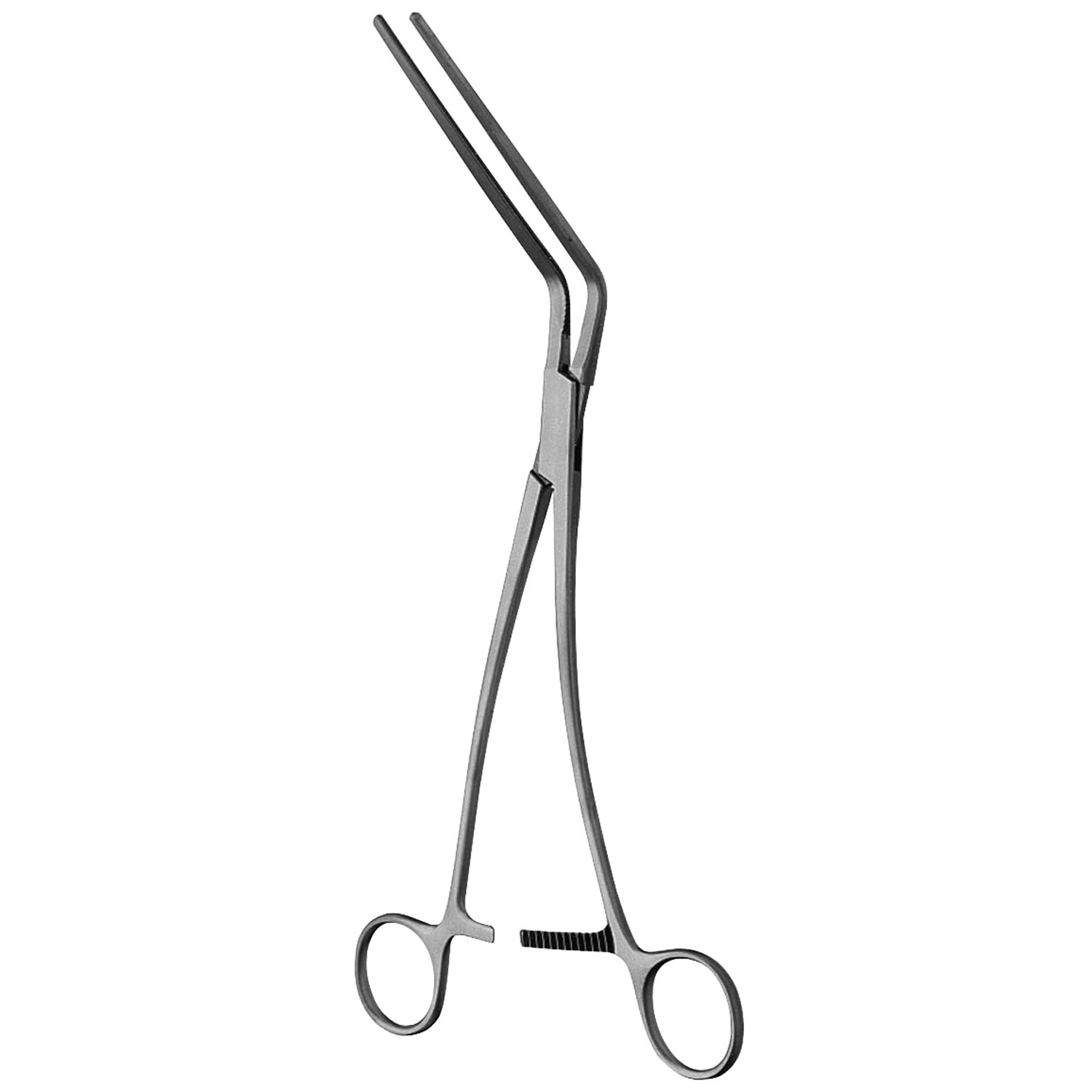 Cooley Cardiovascular Clamp, 2" (5.1 Cm) Curved Jaws, 10 3/4" (27.3 Cm)